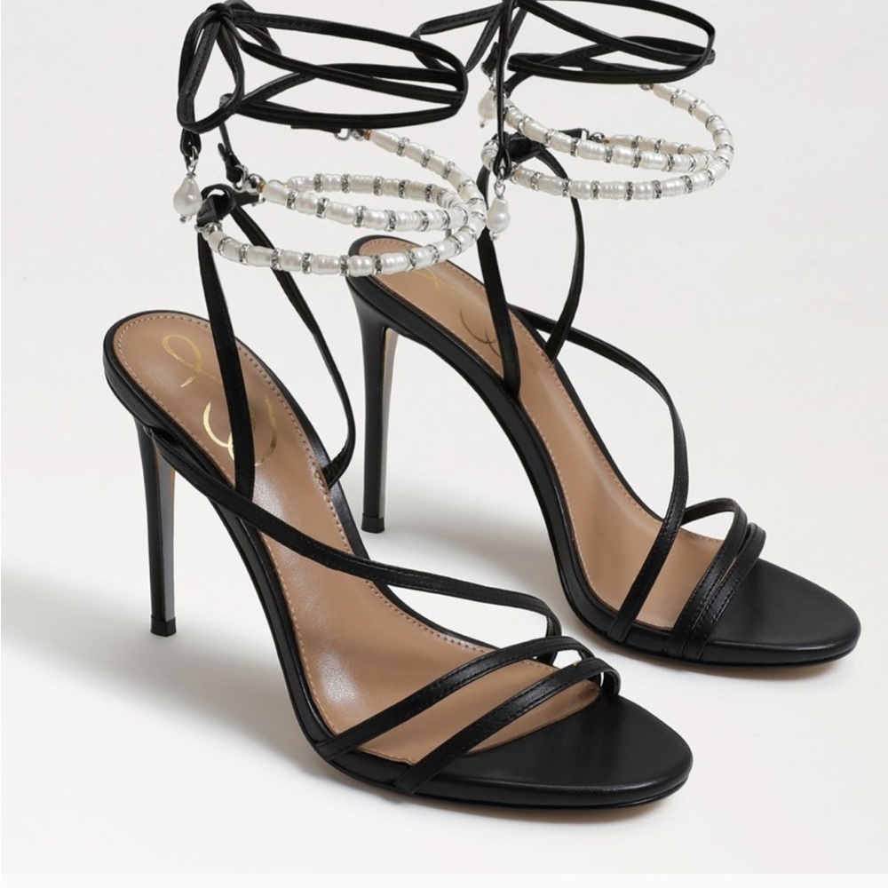 🆕Scarlette embellished ankle wrap heels by Sam Edelman